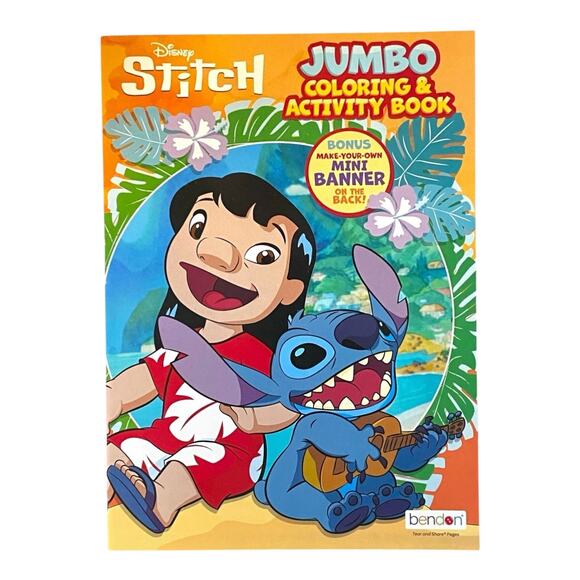Stitch Easter Gift Basket | Plush, Toys, Kite, Tattoos, Activity Book, Games - Picture 3 of 10